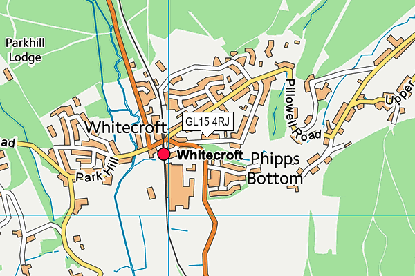 GL15 4RJ map - OS VectorMap District (Ordnance Survey)