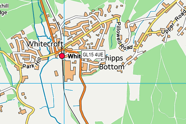 GL15 4UE map - OS VectorMap District (Ordnance Survey)