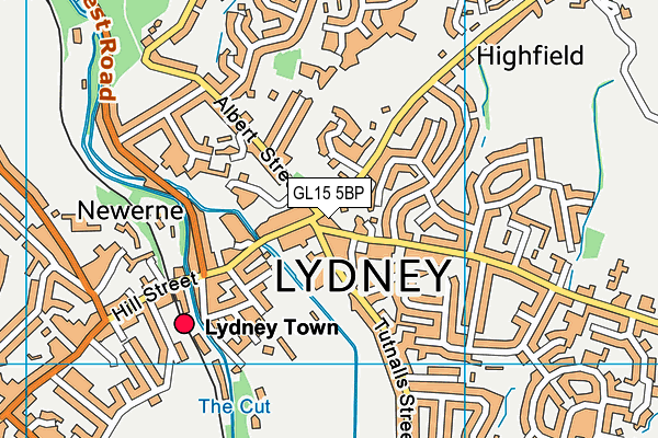 GL15 5BP map - OS VectorMap District (Ordnance Survey)