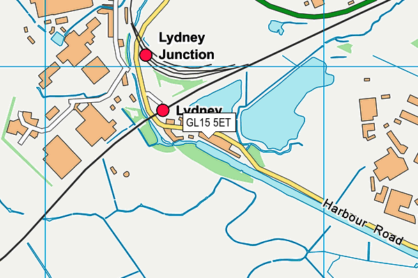 Map of LYDNEY TYRE & AUTO SERVICES LIMITED at district scale