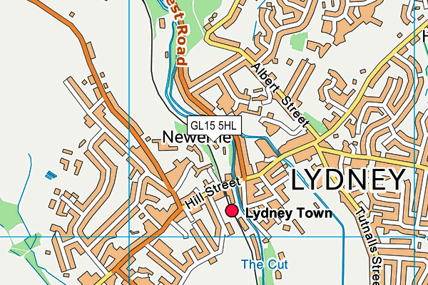 GL15 5HL map - OS VectorMap District (Ordnance Survey)