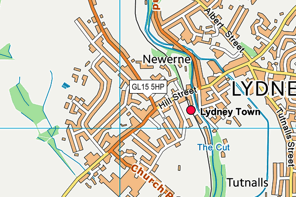 GL15 5HP map - OS VectorMap District (Ordnance Survey)