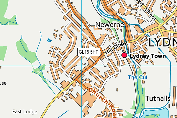 GL15 5HT map - OS VectorMap District (Ordnance Survey)