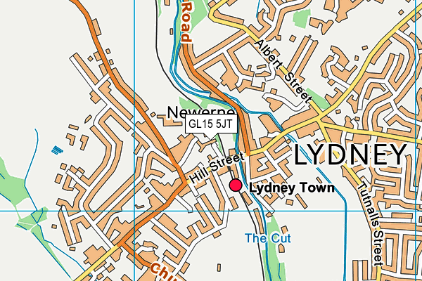GL15 5JT map - OS VectorMap District (Ordnance Survey)