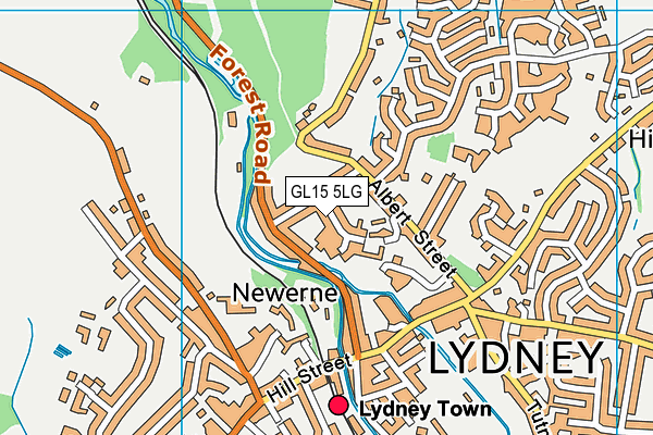 GL15 5LG map - OS VectorMap District (Ordnance Survey)