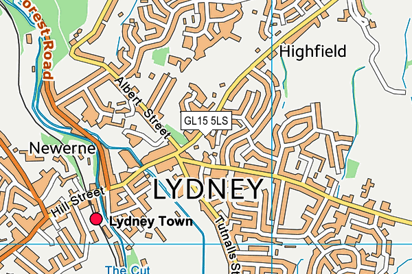 GL15 5LS map - OS VectorMap District (Ordnance Survey)