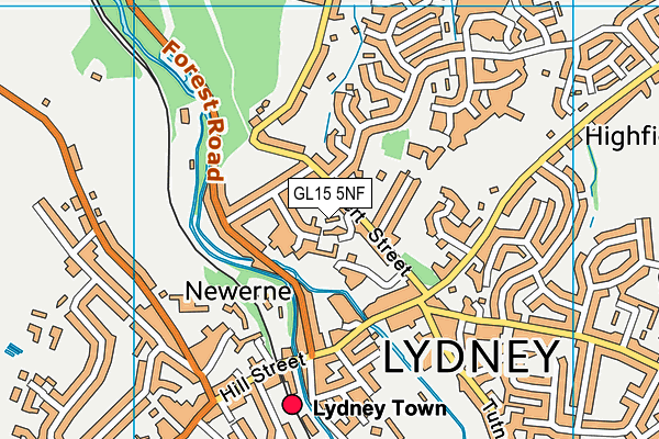 GL15 5NF map - OS VectorMap District (Ordnance Survey)