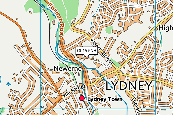 GL15 5NH map - OS VectorMap District (Ordnance Survey)