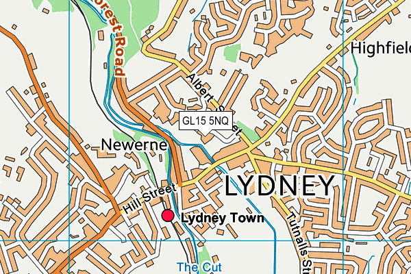 GL15 5NQ map - OS VectorMap District (Ordnance Survey)