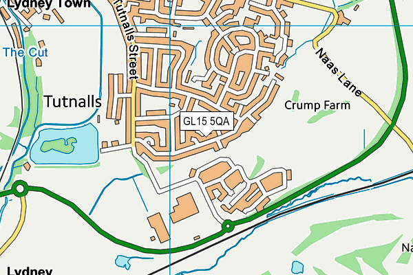 Lydney Golf Club (Closed) map (GL15 5QA) - OS VectorMap District (Ordnance Survey)