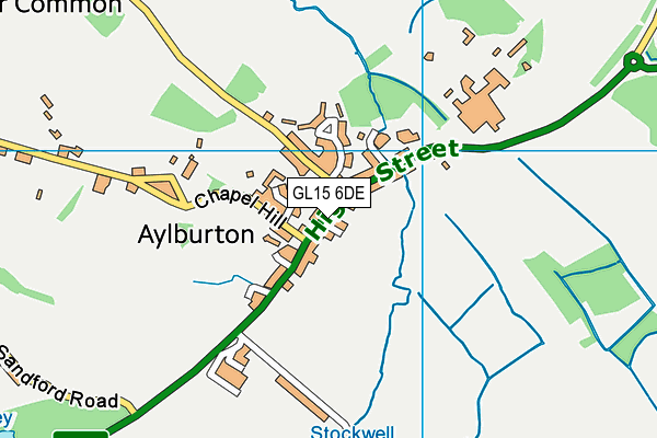 Aylburton Village Playing Field map (GL15 6DE) - OS VectorMap District (Ordnance Survey)
