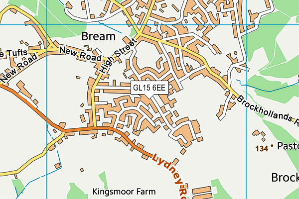 GL15 6EE map - OS VectorMap District (Ordnance Survey)