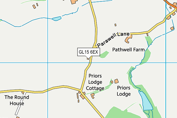 GL15 6EX map - OS VectorMap District (Ordnance Survey)