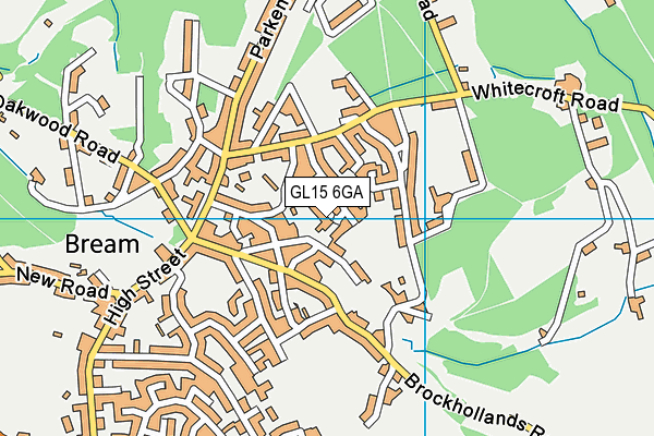 GL15 6GA map - OS VectorMap District (Ordnance Survey)