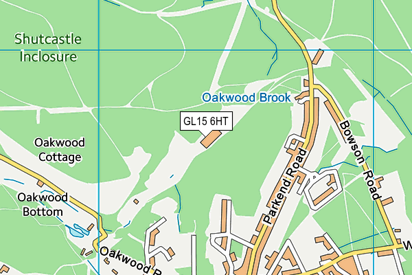 GL15 6HT map - OS VectorMap District (Ordnance Survey)