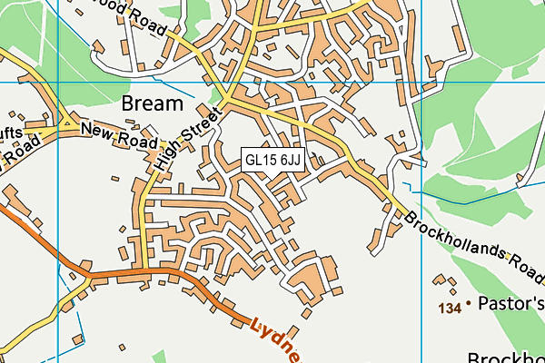 GL15 6JJ map - OS VectorMap District (Ordnance Survey)