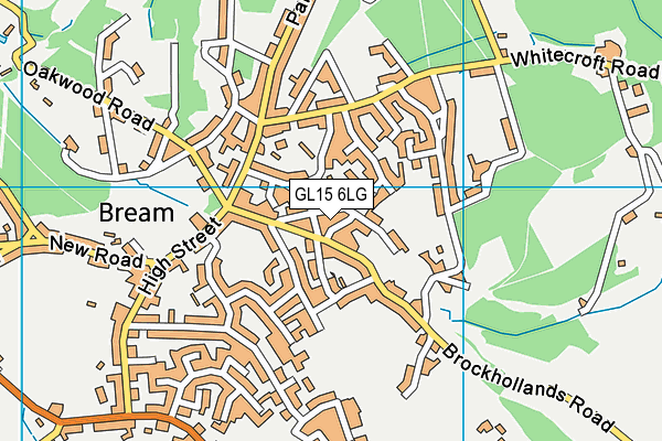 GL15 6LG map - OS VectorMap District (Ordnance Survey)