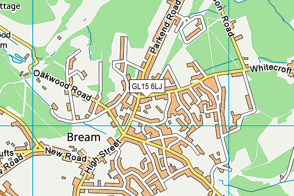 GL15 6LJ map - OS VectorMap District (Ordnance Survey)