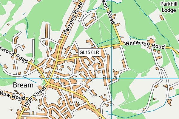 GL15 6LR map - OS VectorMap District (Ordnance Survey)