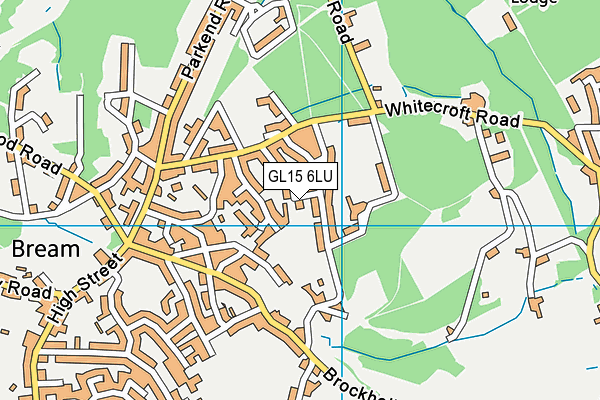GL15 6LU map - OS VectorMap District (Ordnance Survey)