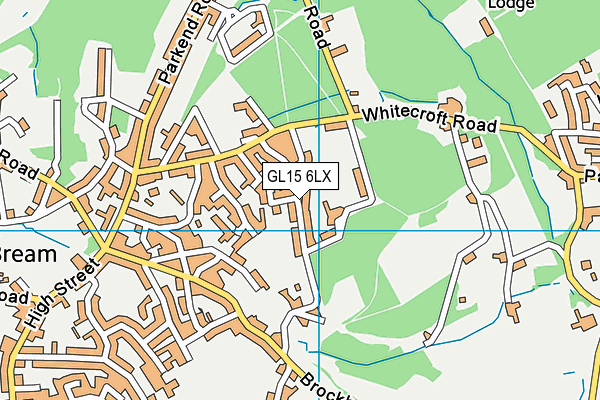 GL15 6LX map - OS VectorMap District (Ordnance Survey)