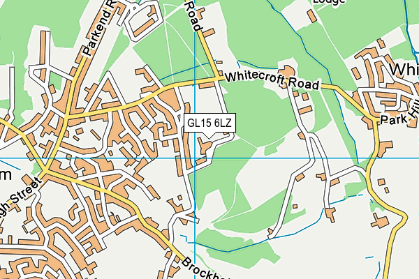 GL15 6LZ map - OS VectorMap District (Ordnance Survey)