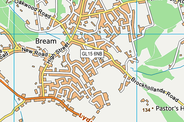 GL15 6NB map - OS VectorMap District (Ordnance Survey)