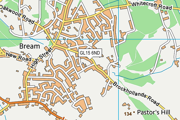 GL15 6ND map - OS VectorMap District (Ordnance Survey)