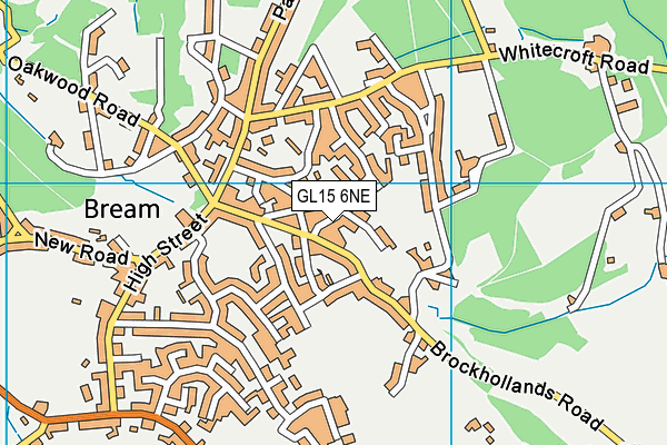 GL15 6NE map - OS VectorMap District (Ordnance Survey)