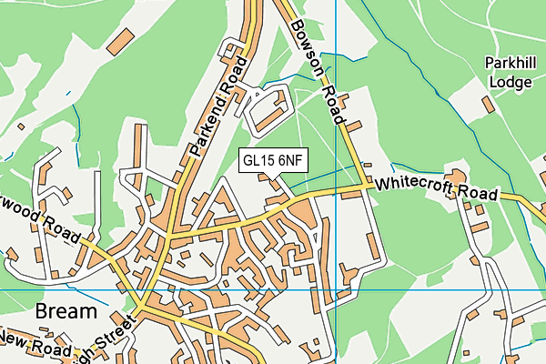 GL15 6NF map - OS VectorMap District (Ordnance Survey)