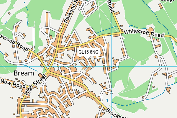 GL15 6NG map - OS VectorMap District (Ordnance Survey)