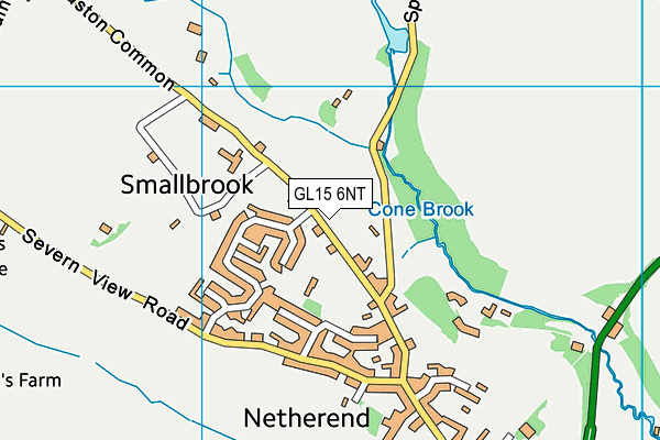 GL15 6NT map - OS VectorMap District (Ordnance Survey)