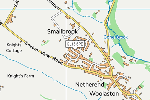 GL15 6PE map - OS VectorMap District (Ordnance Survey)