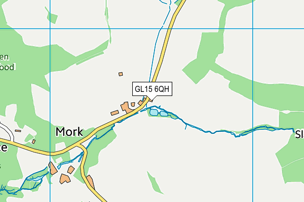 GL15 6QH map - OS VectorMap District (Ordnance Survey)