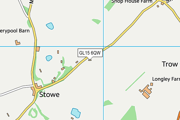 GL15 6QW map - OS VectorMap District (Ordnance Survey)