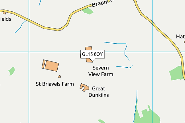 GL15 6QY map - OS VectorMap District (Ordnance Survey)