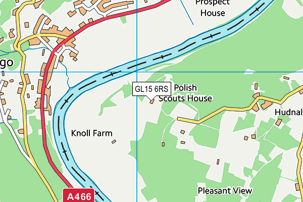 GL15 6RS map - OS VectorMap District (Ordnance Survey)