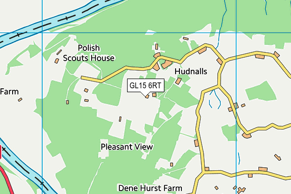 GL15 6RT map - OS VectorMap District (Ordnance Survey)