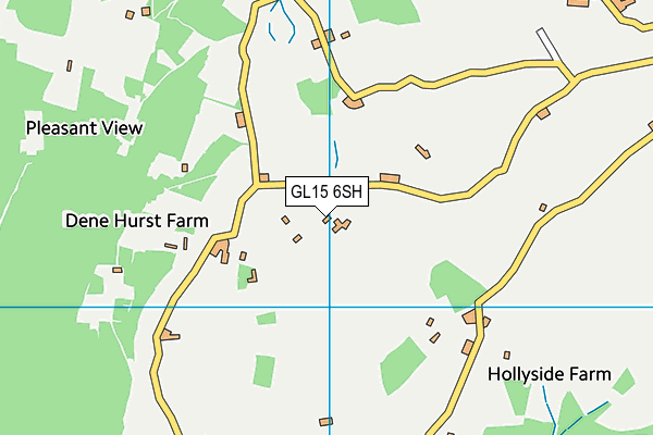 GL15 6SH map - OS VectorMap District (Ordnance Survey)
