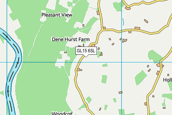 GL15 6SL map - OS VectorMap District (Ordnance Survey)