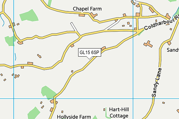 GL15 6SP map - OS VectorMap District (Ordnance Survey)