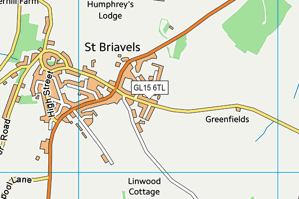 GL15 6TL map - OS VectorMap District (Ordnance Survey)