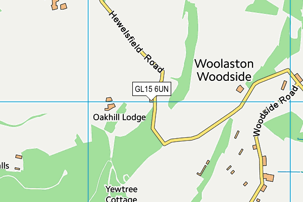 GL15 6UN map - OS VectorMap District (Ordnance Survey)