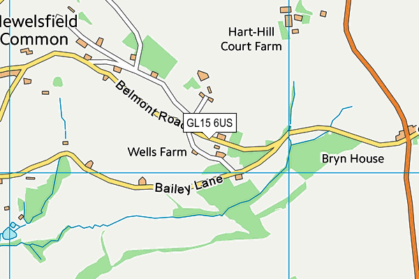 GL15 6US map - OS VectorMap District (Ordnance Survey)