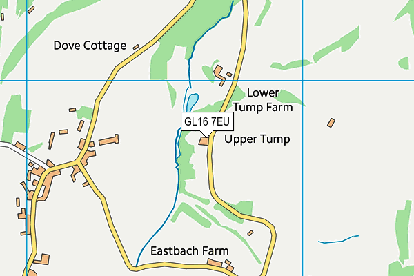 GL16 7EU map - OS VectorMap District (Ordnance Survey)