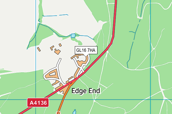 GL16 7HA map - OS VectorMap District (Ordnance Survey)