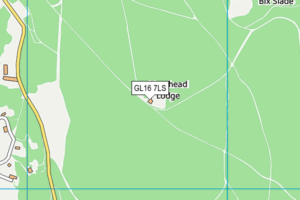 GL16 7LS map - OS VectorMap District (Ordnance Survey)