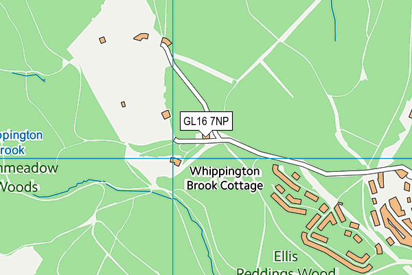 GL16 7NP map - OS VectorMap District (Ordnance Survey)