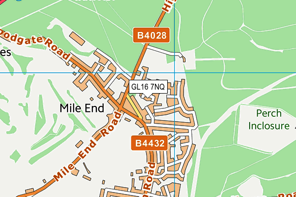 GL16 7NQ map - OS VectorMap District (Ordnance Survey)