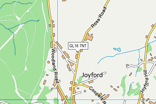 GL16 7NT map - OS VectorMap District (Ordnance Survey)